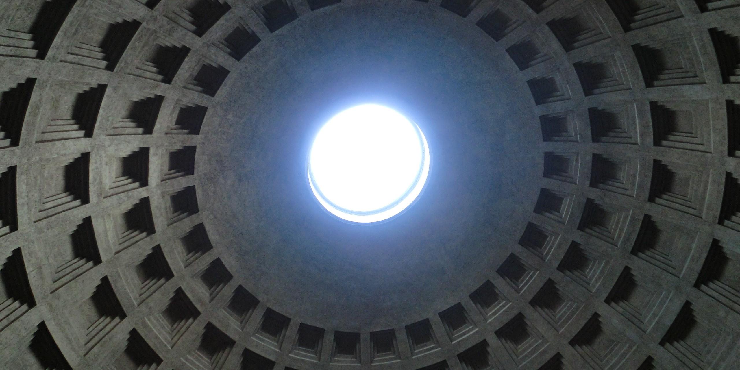 Lichtöffnung der Kuppel, Pantheon, Rom