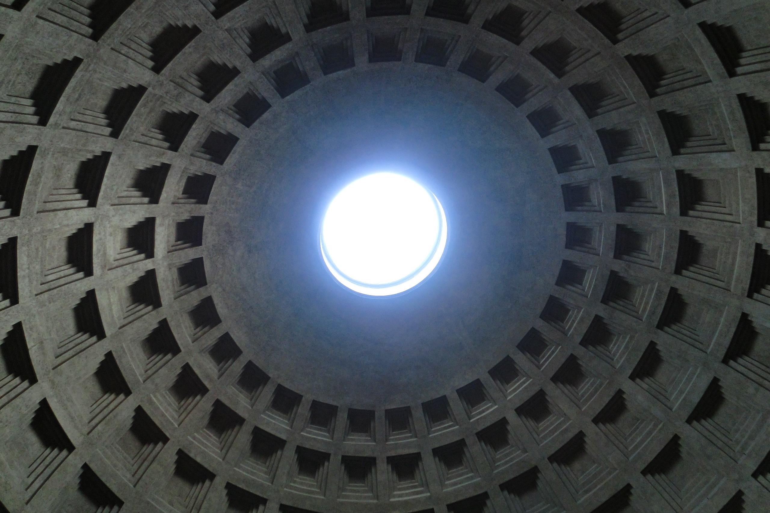 Lichtöffnung der Kuppel, Pantheon, Rom