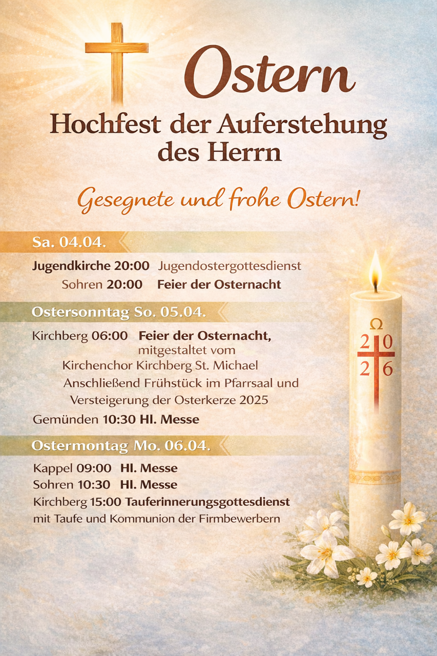 Plakat Ostern 2026